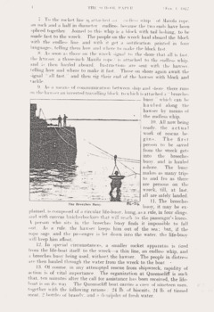 The School Paper article 01 Feb 1922 re Lifeboats and rescues at Queenscliffe.