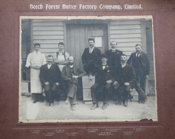 Photograph, Directors and staff of Beech Forest Butter Factory Limited