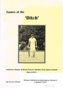 Book, Norman Houghton, Games at the "Ditch"