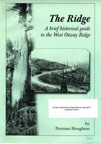 Book, The Ridge. Norman Houghton, 2008