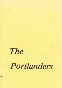 Book, E. Davis & Sons Pty Ltd, The Portlanders. G.M. Henriksen