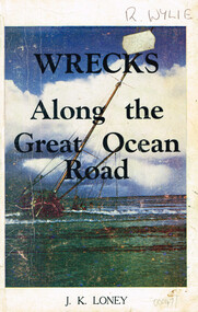 Book, Wrecks along the Great Ocean Road, 1974