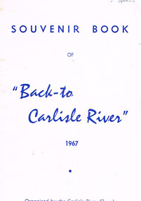 Book, "Back to Carlisle River", 1967