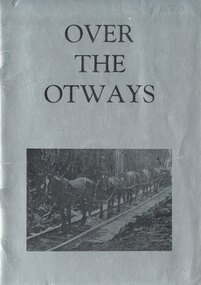 Book, Ken Jenkins, Over the Otways, nd