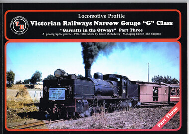 Book, Victorian Railways Narrow Gauge, Part Three, March 2001