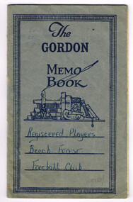 Booklet, Beech Forest Football Club. Registered Players