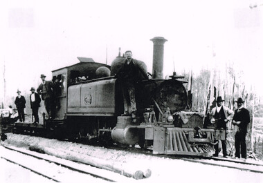 Photograph, Narrow gauge Locomotive No.5A, 1902