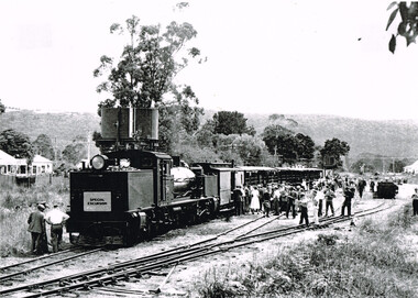 Photograph, Doug McLean, Gellibrand: "Kanyana Special" train, 1 March 1959, 1 March 1959