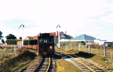 Photograph, Langford, Weston, Goods train arriving at Beech Forest, 1961, 9 August 1961