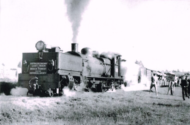 Photograph, Ray Jude, Tulloh: last passenger train to Beech Forest, 30 June 1962