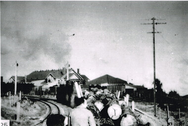 Photograph, Beech Forest: train from Crowes arrives