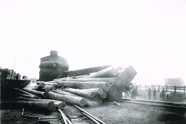 Photograph, Derailment at Beech Forest, c.1950, c.1950