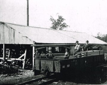 Photograph, Gwen Armistead, Gellibrand: War Service Homes Commission Saw Mill, 1920