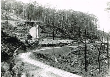 Photograph, Victorian Railways, Gellibrand ballast pit siding, c.1902