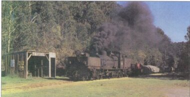 Photograph, R. Preston, Banool: Locomotive G42 and goods, c.1960