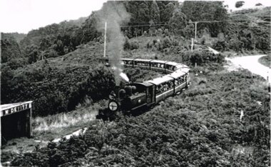 Photograph, R. Preston, McDevitt: Loco 14A passes through, 21 March 1959