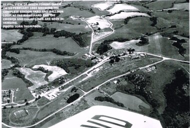 Photograph, R. Preston, Aerial view: Beech Forest, 1965, 13 February 1965
