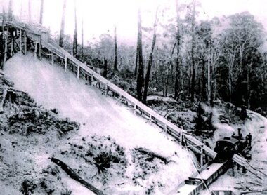 Photograph, Victorian Railways, Gellibrand Ballast Siding, c.1902, c.1902