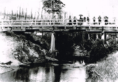 Photograph, Gellibrand River railway bridge, 1901, 1901