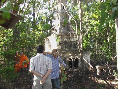A crematorium at refugee camp, Site II, in Thailand