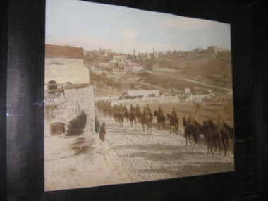 Framed photograph, Mounted division overseas