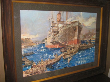 Framed print, RIVERCLYDE  1918