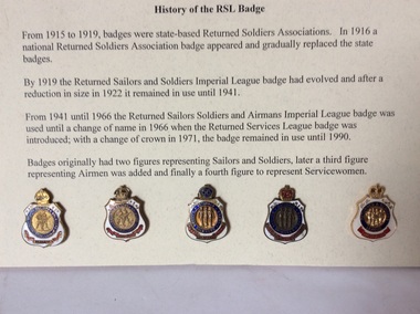 Artefact, RSL badges