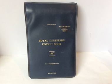 Artefact, Royal Engineers Pocket Book, Ministry of Defence 1967