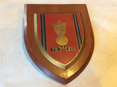 Unit and Corps plaque, Seven Field Squadron Royal Australian Engineers