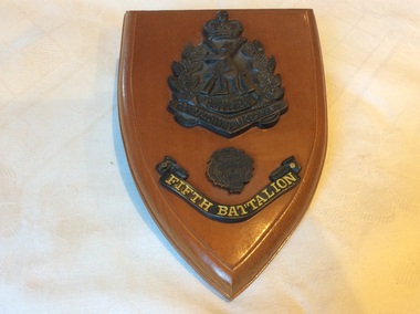 Corps plaque, Fifth Battalion Royal Australian Regiment