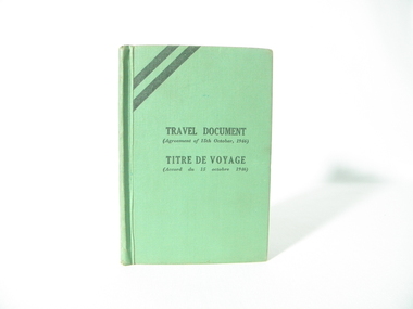 Travel Document, Travel Document (Agreement of 15th October, 1946) Titre De Voyage (Accord du 15 octobre 1946), 15/10/1946