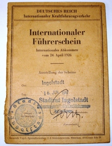 internationaler führerschein (international license)