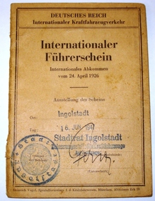 internationaler führerschein (international license)