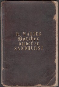 Book - 1859 Almanac