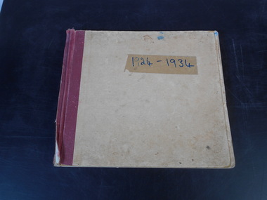 Financial record - Seventh Day Adventist Collection: Church Missionary Secretary's Record (Expenditure/Income), 1924