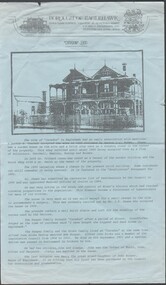 Flyer - Eaglehawk Heritage Society leaflets