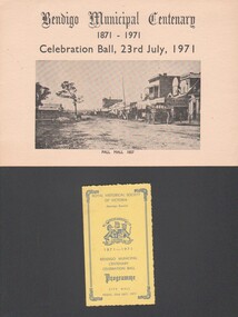 Flyer - Bendigo Municipal Centenary 1871 - 1971, 19/09/2023
