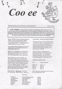 Newsletter - Emu Creek Bush Band Collection: 'Coo ee' Bendigo Bushdance and Music Club Newsletters x 6