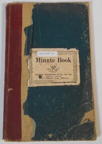 Document - Bendigo Chamber of Commerce Minutes Book Volume 4, 1922-1925