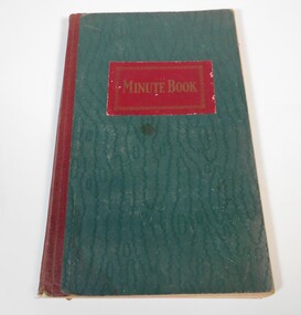 Administrative record - 3BO Tennis Club minutes Book