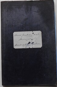 Legal record - Estate Book of Mrs. Annie Jackson