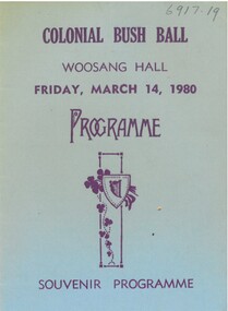 Document - Emu Creek Bush Band Collection: Programme