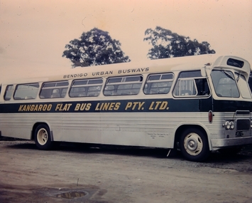 Slide - Kangaroo Flat Bus Lines Pty. Ltd., Bendigo Urban Busways, 1970s - 1980s