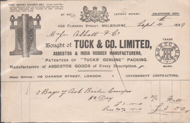 Financial record - Invoices 1892 - 1902, 31/01/2017