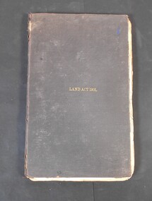 Legal record - Land Act 1901
