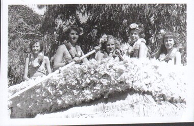 Photograph - Girl Guide float Bendigo Easter Procession, circa 1950