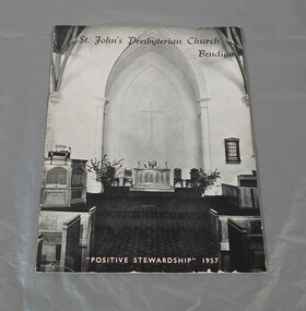 Booklet - Lydia Chancellor collection: St. John Presbyterian Church, Bendigo