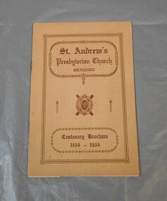 Booklet - Lydia Chancellor collection: St. Andrew's Presbyterian Church