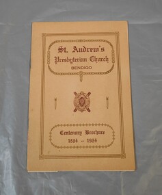 Booklet - Lydia Chancellor collection: St. Andrew's Presbyterian Church