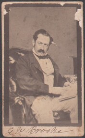 Photograph - G.V. Brooke, Irish Actor